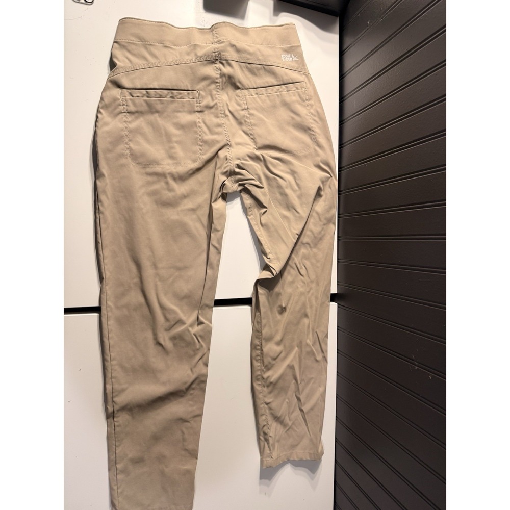 Eddier Bauer Tan Nylon Ankle Length Outdoor Hiking Pants Women's 12 - Picture 3 of 12